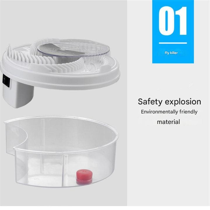 Effective indoor electric fly catcher, safely eliminating flies, mosquitoes, and other flying insects. Easy to use.