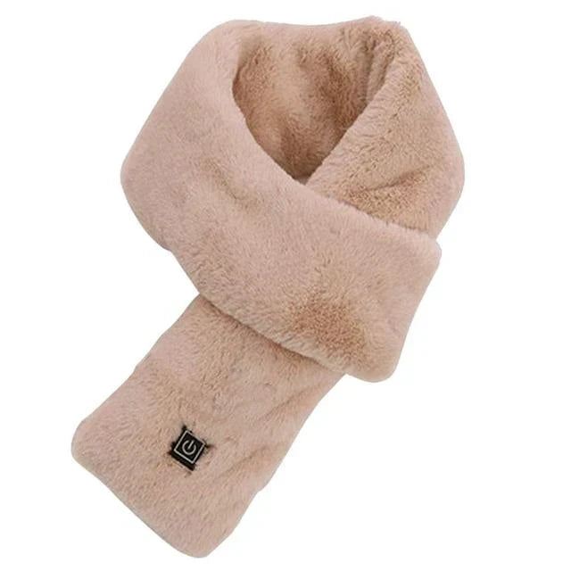 Essential winter outdoor gear: an electric heated scarf for warmth in cold climates.