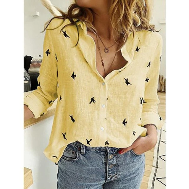 Women's Versatile Button-Down Blouse for Effortless Style