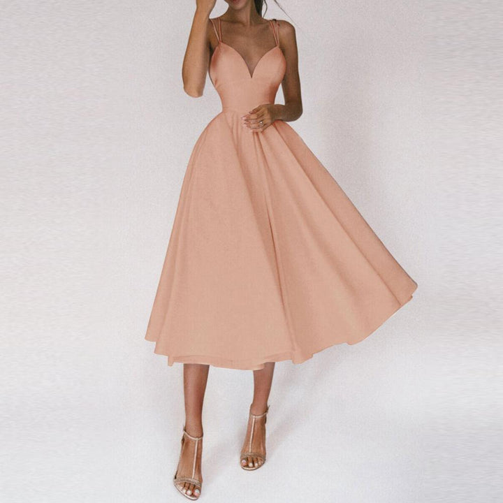 Chic women's classy dress, perfect elegant attire for any special occasion or formal event.