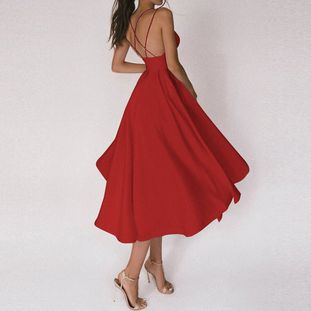 Classy women's evening dress, a stylish and elegant choice for formal events and fashion-forward wear.