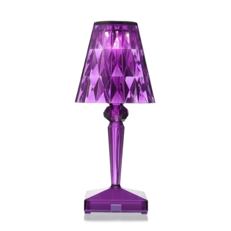Modern decorative lamp with crystal design, enhancing home decor in any room.