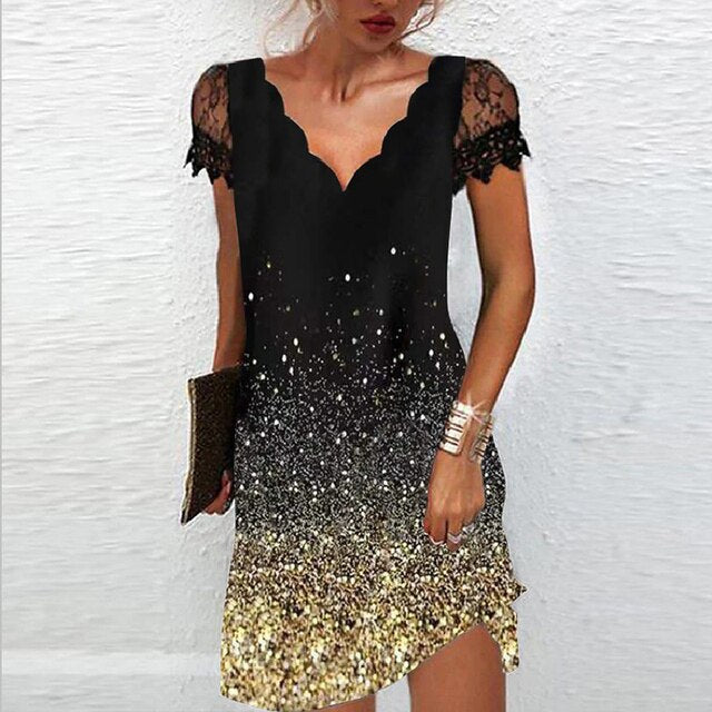 Elegant women's midi dress with exquisite details, perfect for special occasions & evening wear.