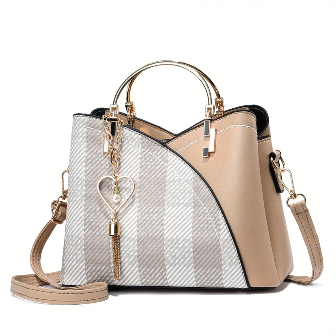 Trendy faux leather shoulder bag, a must-have chic accessory for modern women.
