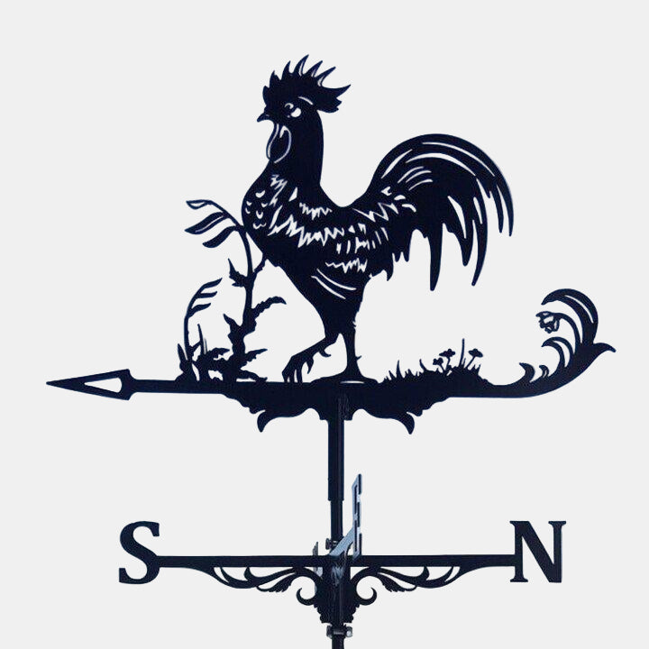 Stylish outdoor wind vane, perfect garden decor and weather indicator.