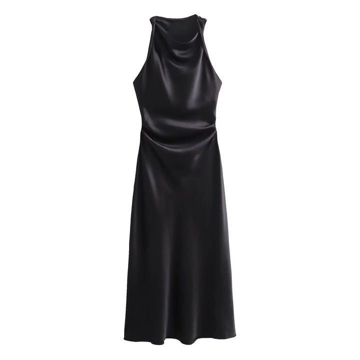 Exquisite elegant bodycon midi dress for women, perfect for a refined evening or special occasion look.