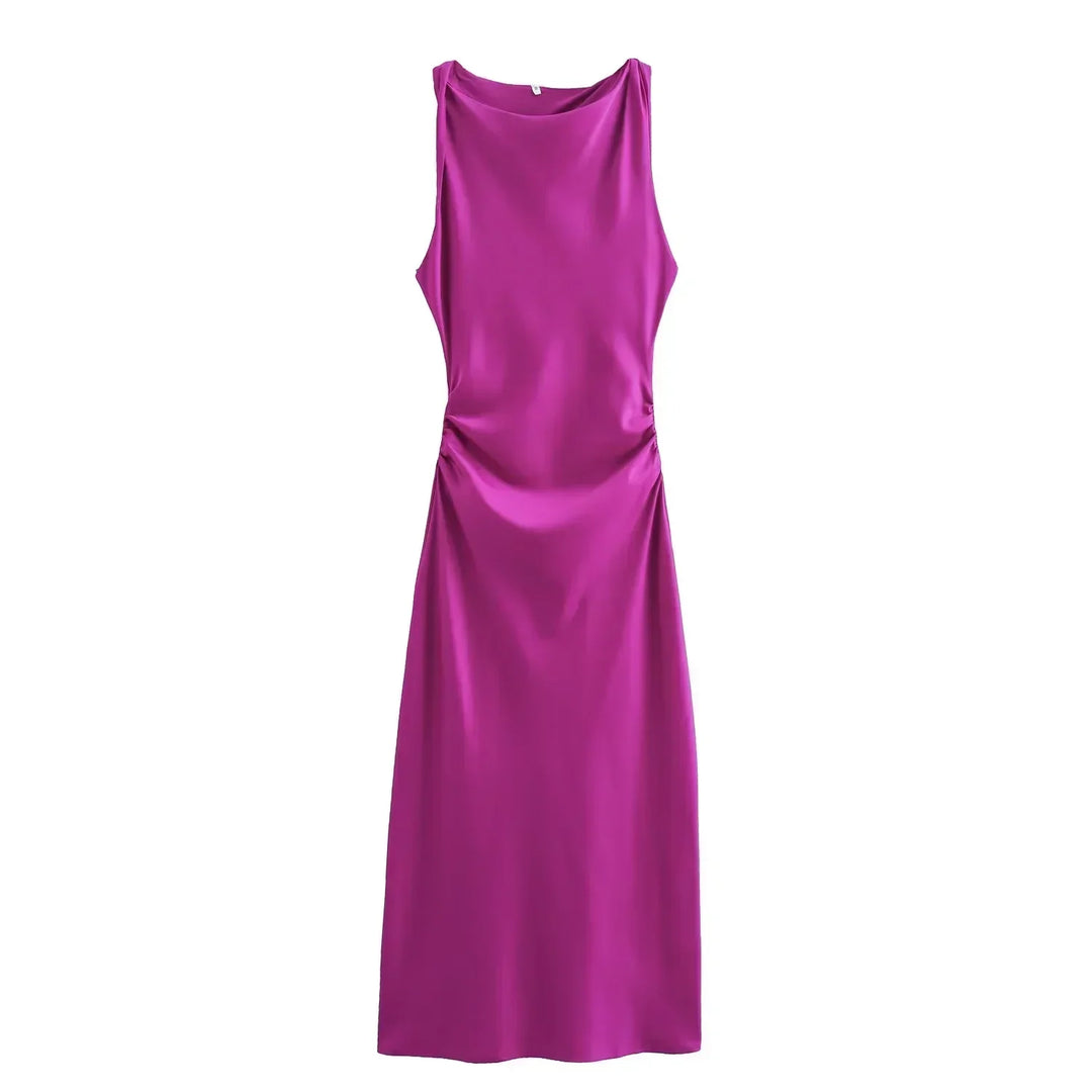 Women's elegant bodycon midi dress, a versatile and chic choice for various sophisticated occasions.