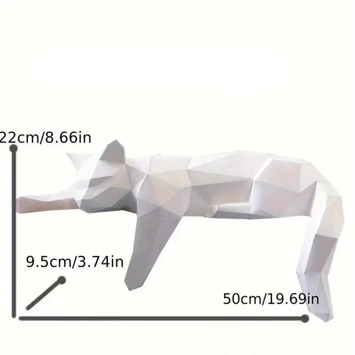 Striking modern cat sculpture, a beautiful minimalist art accent & elegant gift for any contemporary home.