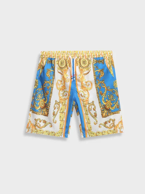 Men's fashion: Italian Baroque summer set for a sophisticated, comfortable vacation or resort look.