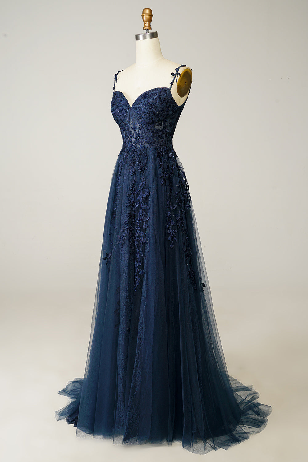 Chic A-line evening dress designed for women's formal wear and galas