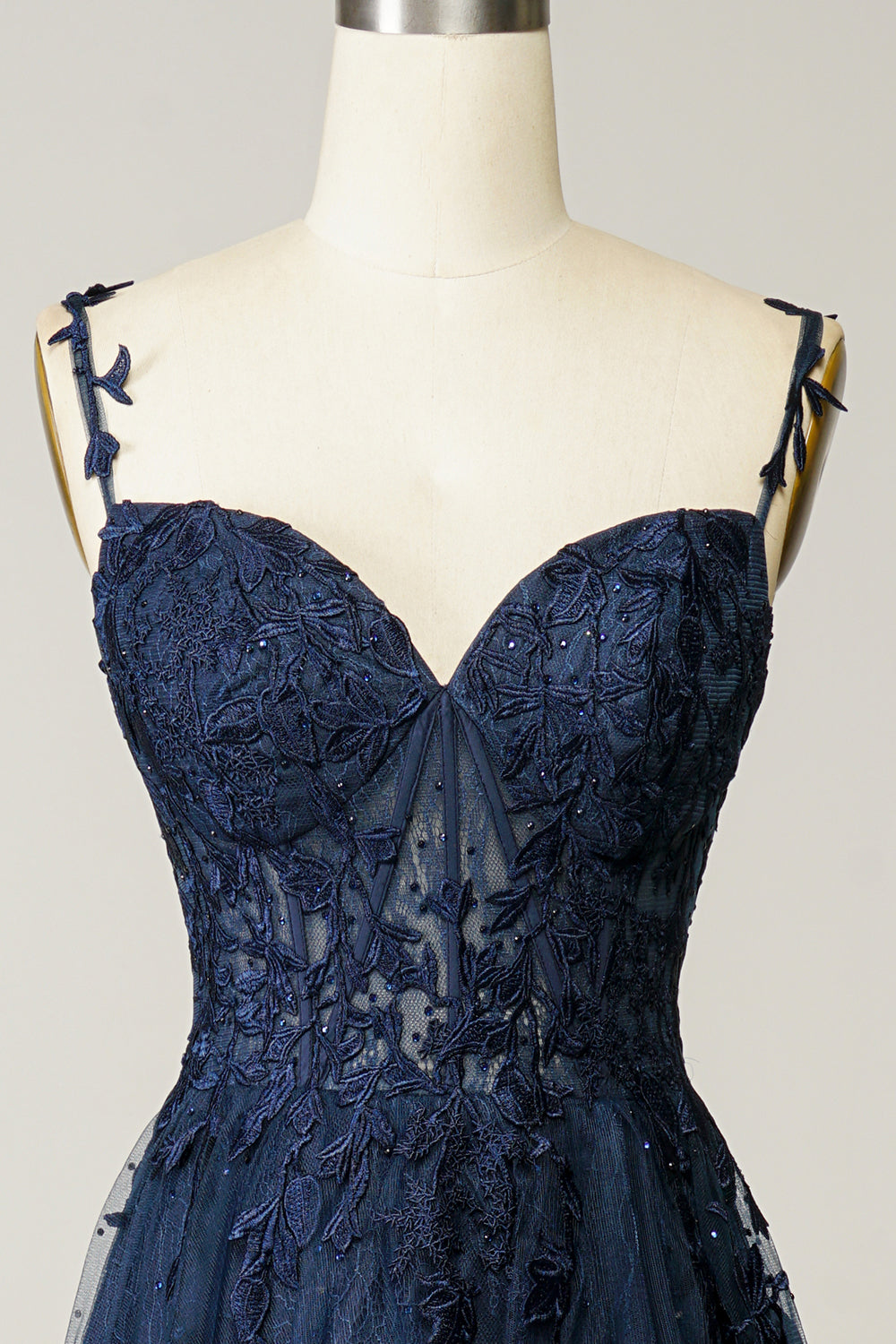 Luxurious ball gown with flattering A-line silhouette, ideal for elegant events