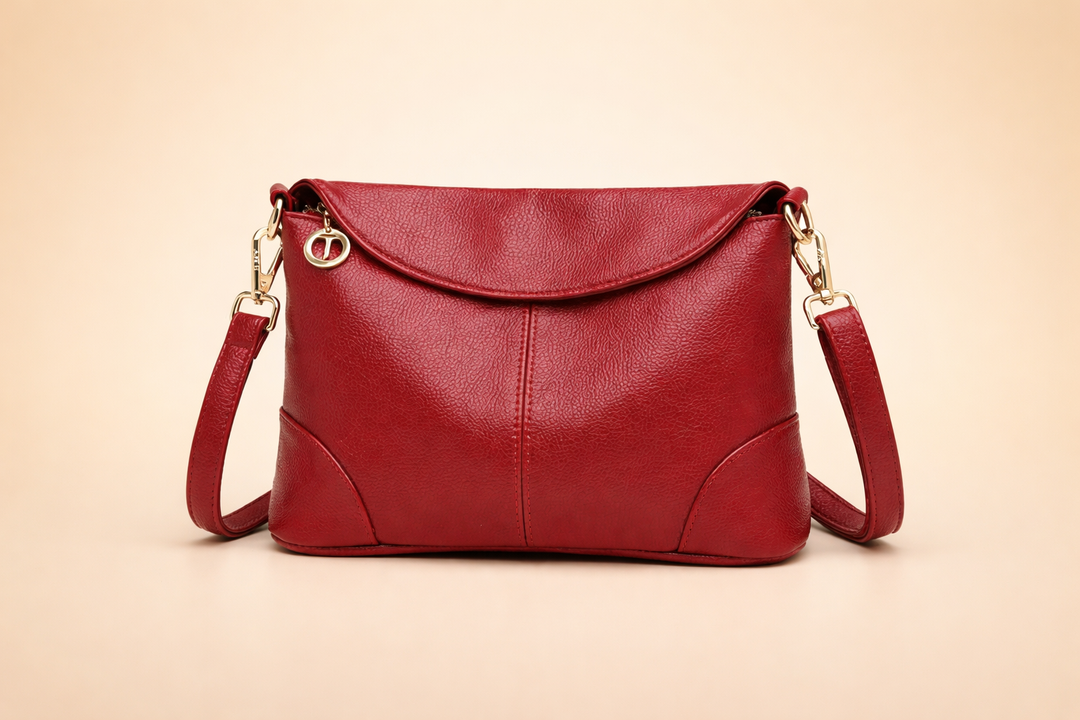 Woman carrying a versatile fashion shoulder bag, ideal for an elegant everyday look or crossbody style.