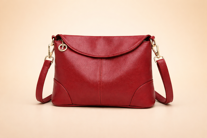 Woman carrying a versatile fashion shoulder bag, ideal for an elegant everyday look or crossbody style.
