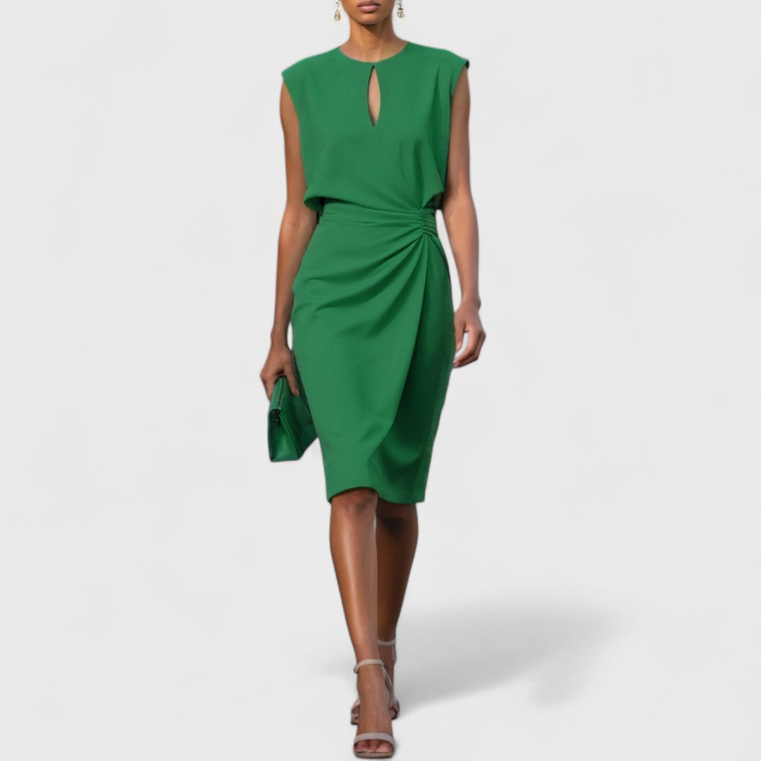 Stylish women's midi dress, perfect for elegant parties. Classy and sophisticated design for special events.