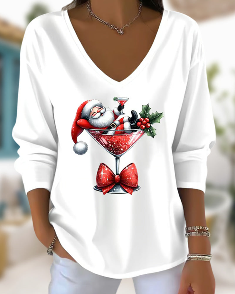 Must-have women's V-neck top, a comfortable, chic, and flattering wardrobe essential for ladies.