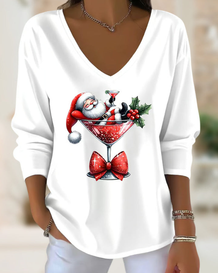 High-quality women's V-neck top, blending elegant style with ultimate comfort and versatile fashion.