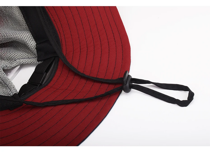 Chic women's summer accessory: a wide-brim UV sun hat for ultimate sun protection & style.