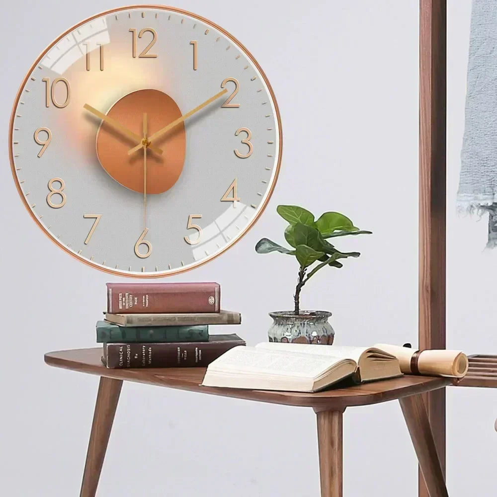 Classic decorative wall clock. Elegant design with silent quartz movement, perfect for traditional home decor.