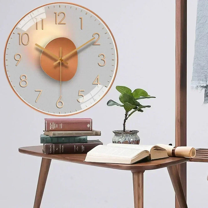 Classic decorative wall clock. Elegant design with silent quartz movement, perfect for traditional home decor.