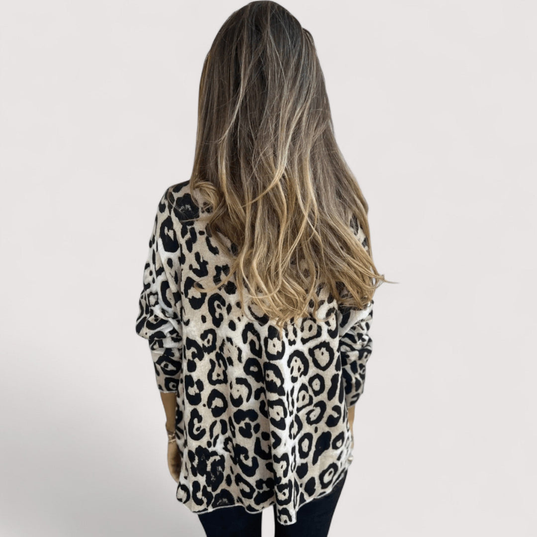 Lightweight Leopard Print Top