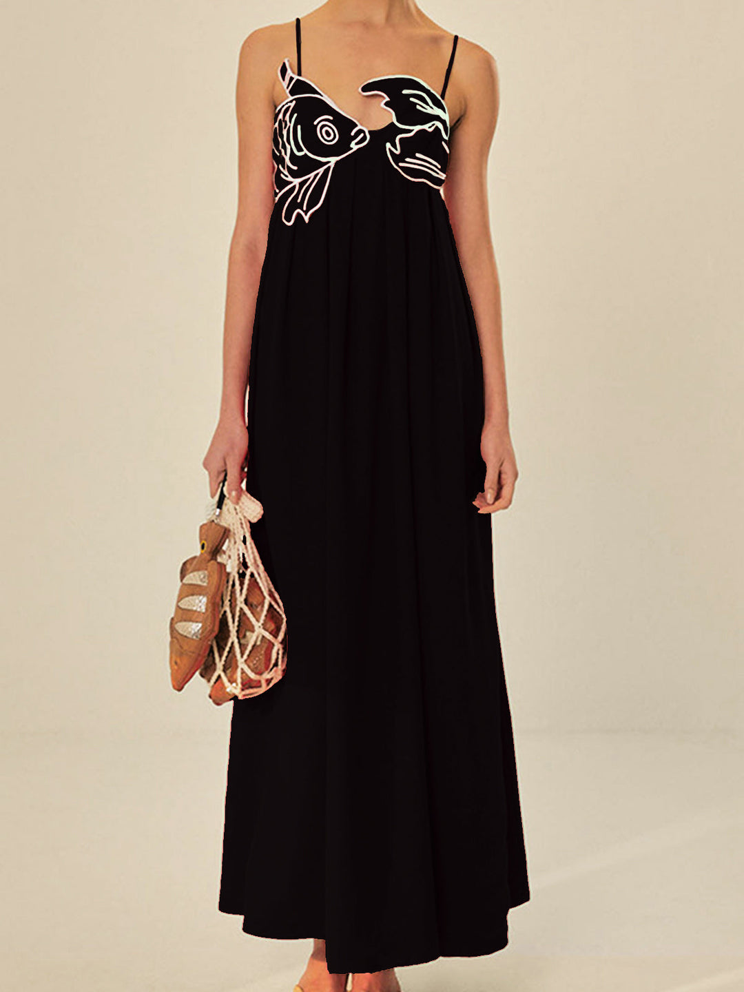 Women's Embroidered Maxi Dress