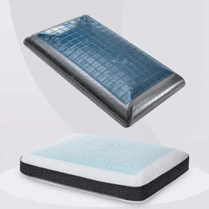Stay cool with this ergonomic gel pillow. Perfect for head & neck support, ideal for side and back sleepers.