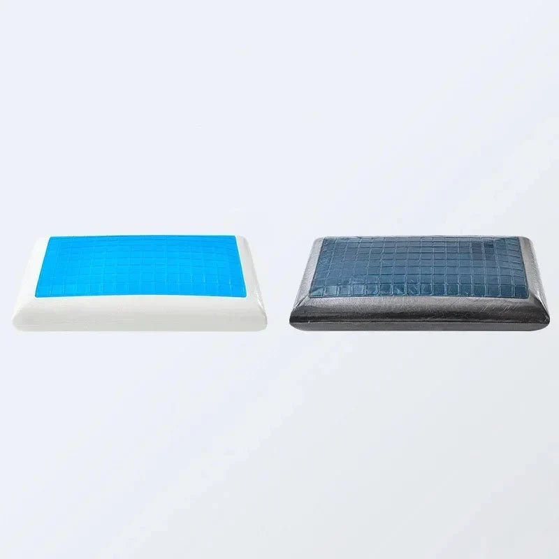 Premium ergonomic gel cooling pillow for superior head, neck support & ultimate sleep comfort.