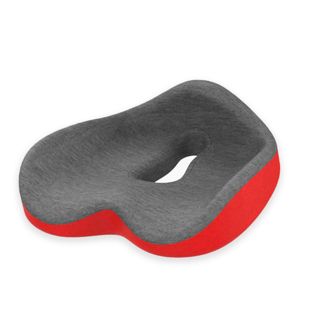 Unisex ergonomic memory foam seat cushion for orthopedic back support & general pain relief.