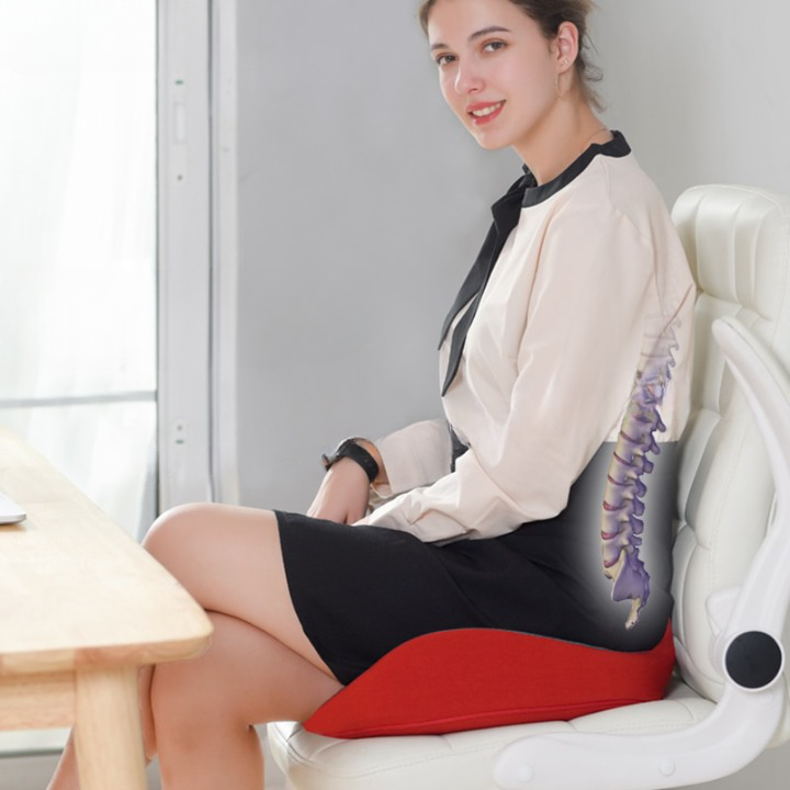 Premium memory foam ergonomic cushion for superior back and tailbone pain relief. Ideal for daily use.
