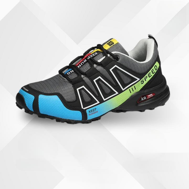 Ergonomic hiking shoes with responsive comfort cushioning, ideal for active outdoor adventures.