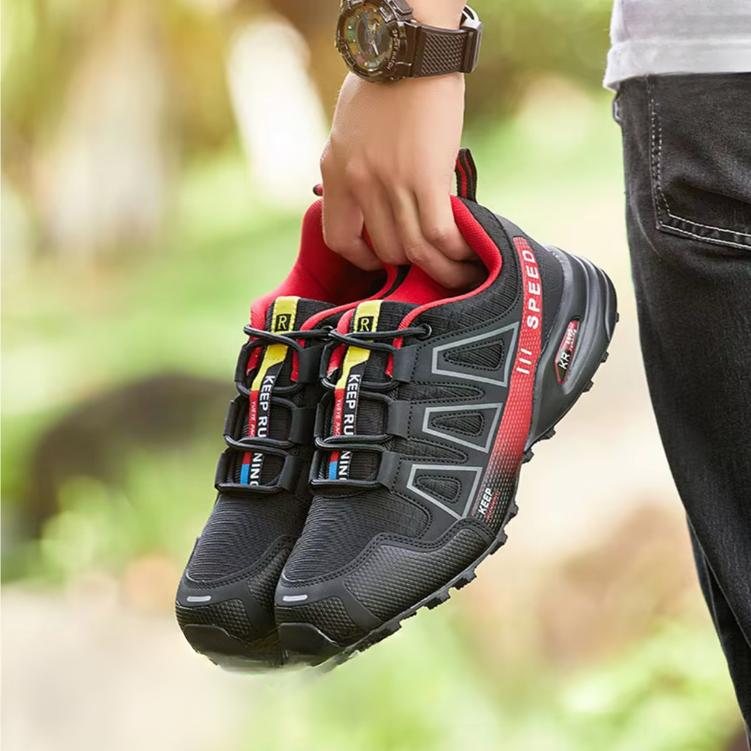 Unisex ergonomic hiking shoes with superior comfort cushioning for all-terrain adventures.