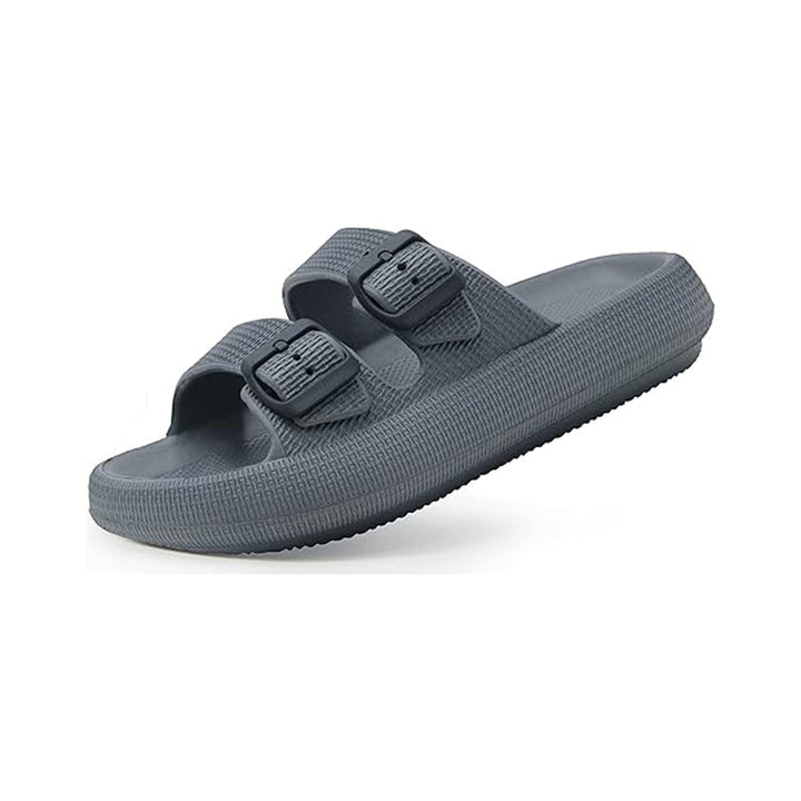 Ergonomic comfort footwear for women, ideal as house shoes or versatile outdoor wear.