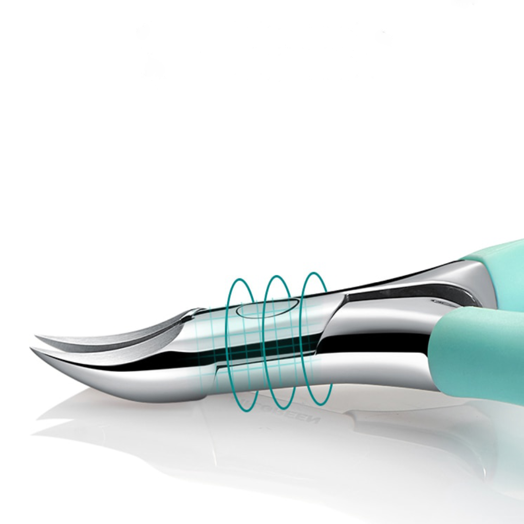 Premium stainless steel toenail clippers designed for comfortable, precise foot care.