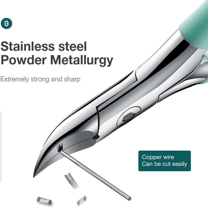 Durable grooming tool for thick or ingrown toenails, ideal for senior nail care.