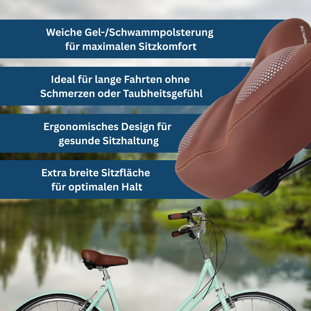 Durable black bicycle saddle, ergonomically shaped for a comfortable ride. Essential cycling accessory for bikes.