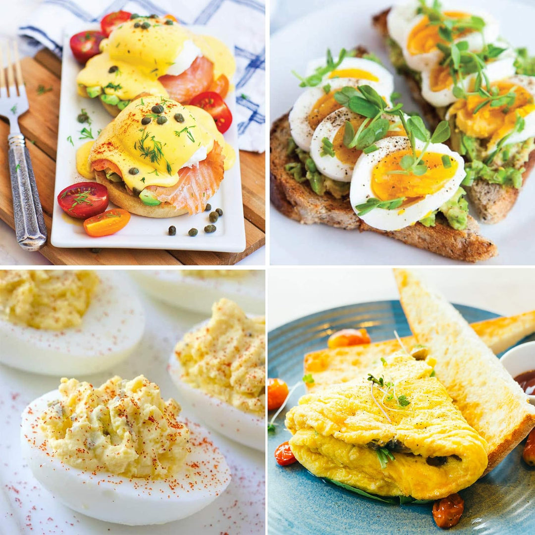 Automatic breakfast appliance: 7-egg cooker. Perfect for quick hard-boiled, soft-boiled & poached eggs.