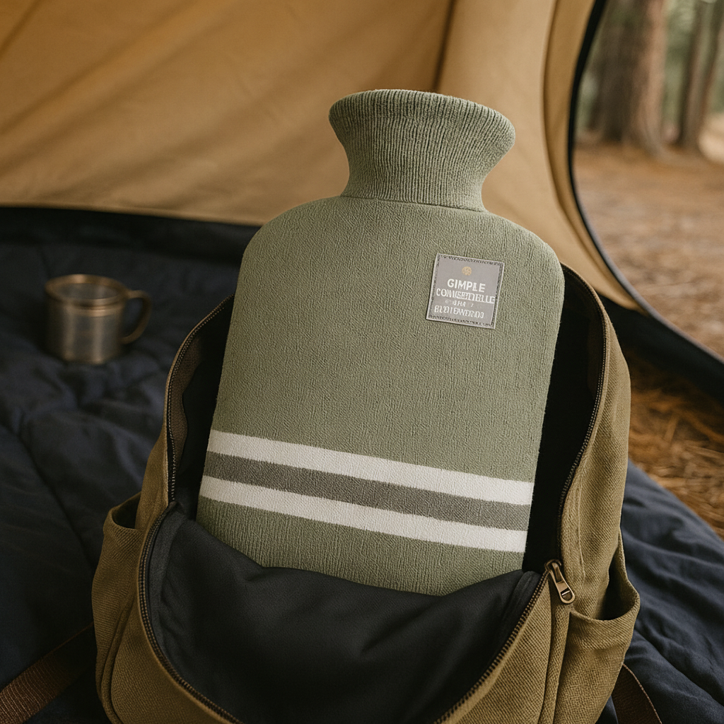 Comforting extra large hot water bottle offering cozy warmth, effective heat therapy, and muscle relaxation.