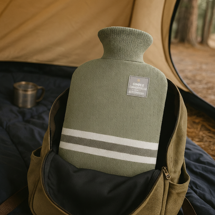 Comforting extra large hot water bottle offering cozy warmth, effective heat therapy, and muscle relaxation.