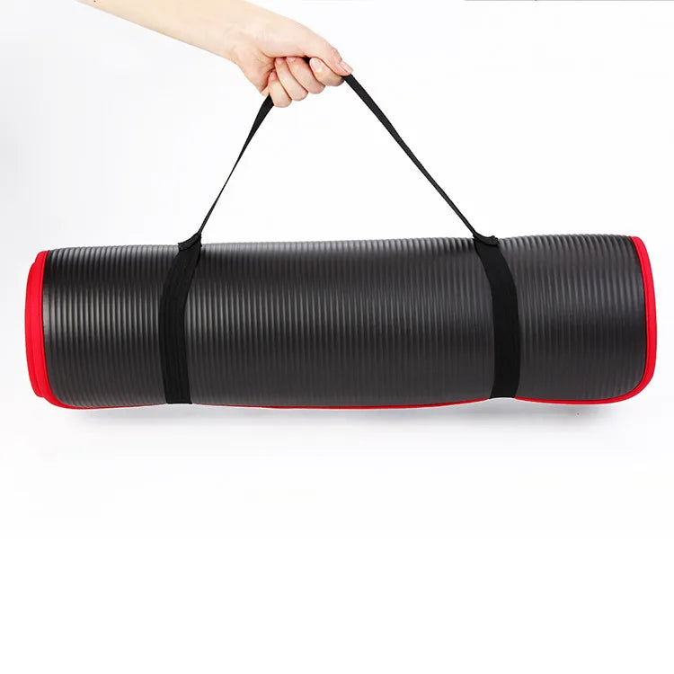 Lightweight yet durable 10mm cushioned exercise mat