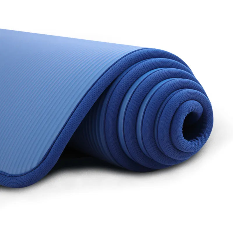 Durable 10mm exercise mat ideal for Pilates and stretching