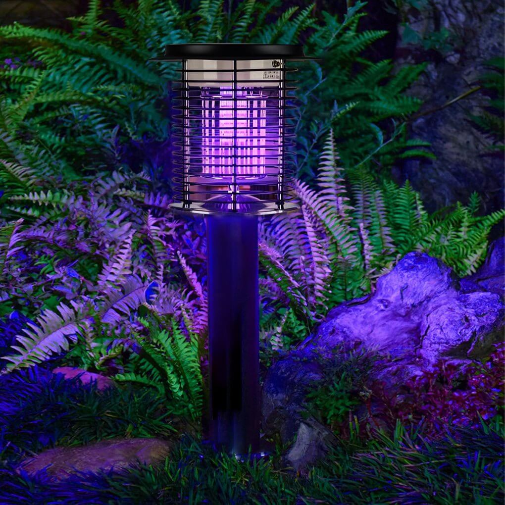 Electric bug killer & waterproof outdoor lamp, keeping your garden mosquito-free.