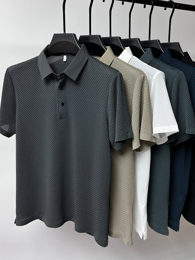 Versatile men's summer polo, breathable and lightweight for effortless smart casual style.