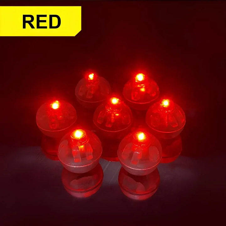 Small battery operated LED light pearls, Nvroome, for sparkling event & floral decor.