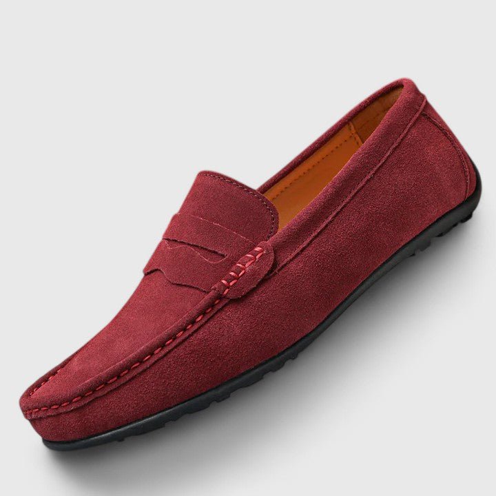 Elegant black men's premium slip-on loafers, perfect for versatile everyday fashion.
