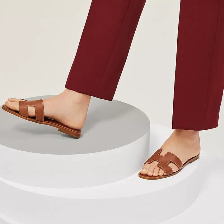 Luxurious ladies' comfort flats. Fashionable summer sandals, perfect for home & travel.