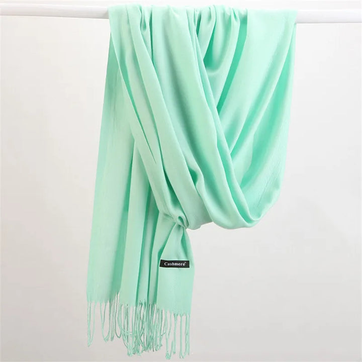 Softest cashmere scarf for women, comfortable luxury knit, ideal winter accessory.
