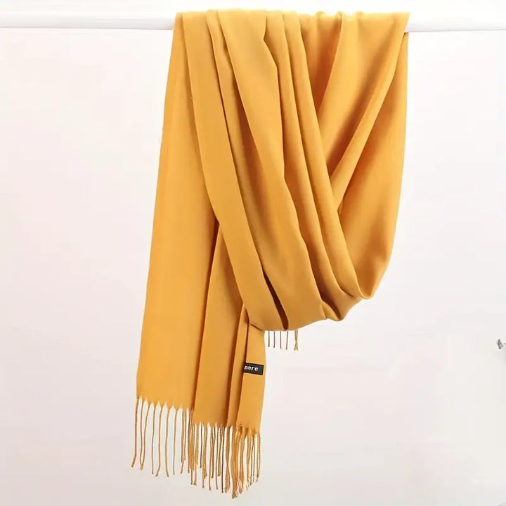 Luxurious cashmere scarf, thoughtful and warm gift for her, elegant winter accessory.