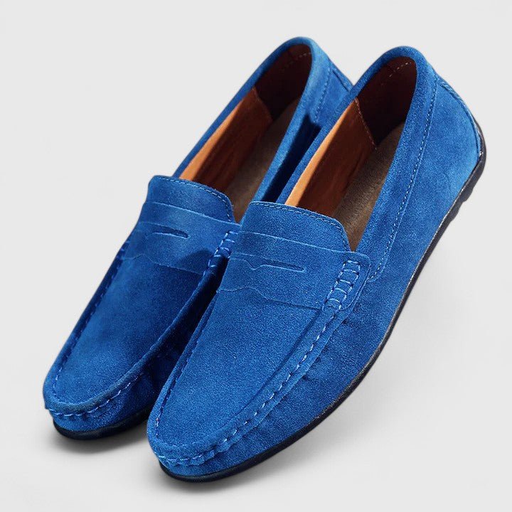 Men's premium slip-on loafers, classic everyday comfort for versatile styling.