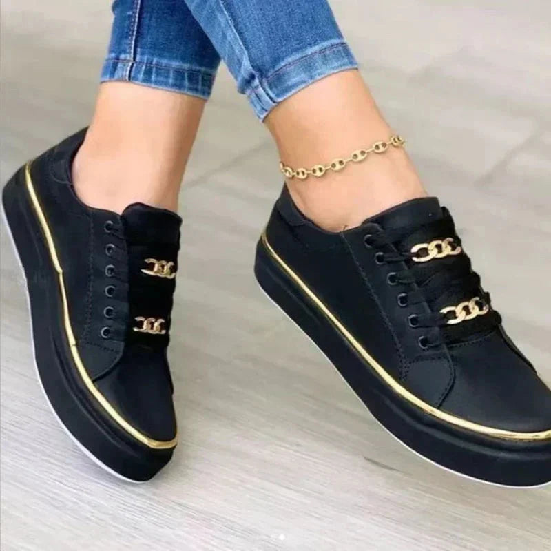 Sporty casual women's orthopedic sneakers, designed for all-day comfort with cushioned support & lightweight feel.