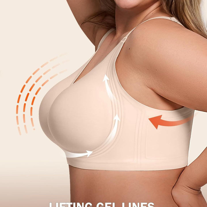 Everyday comfort women's push-up bra with full coverage & wireless design for a seamless look.